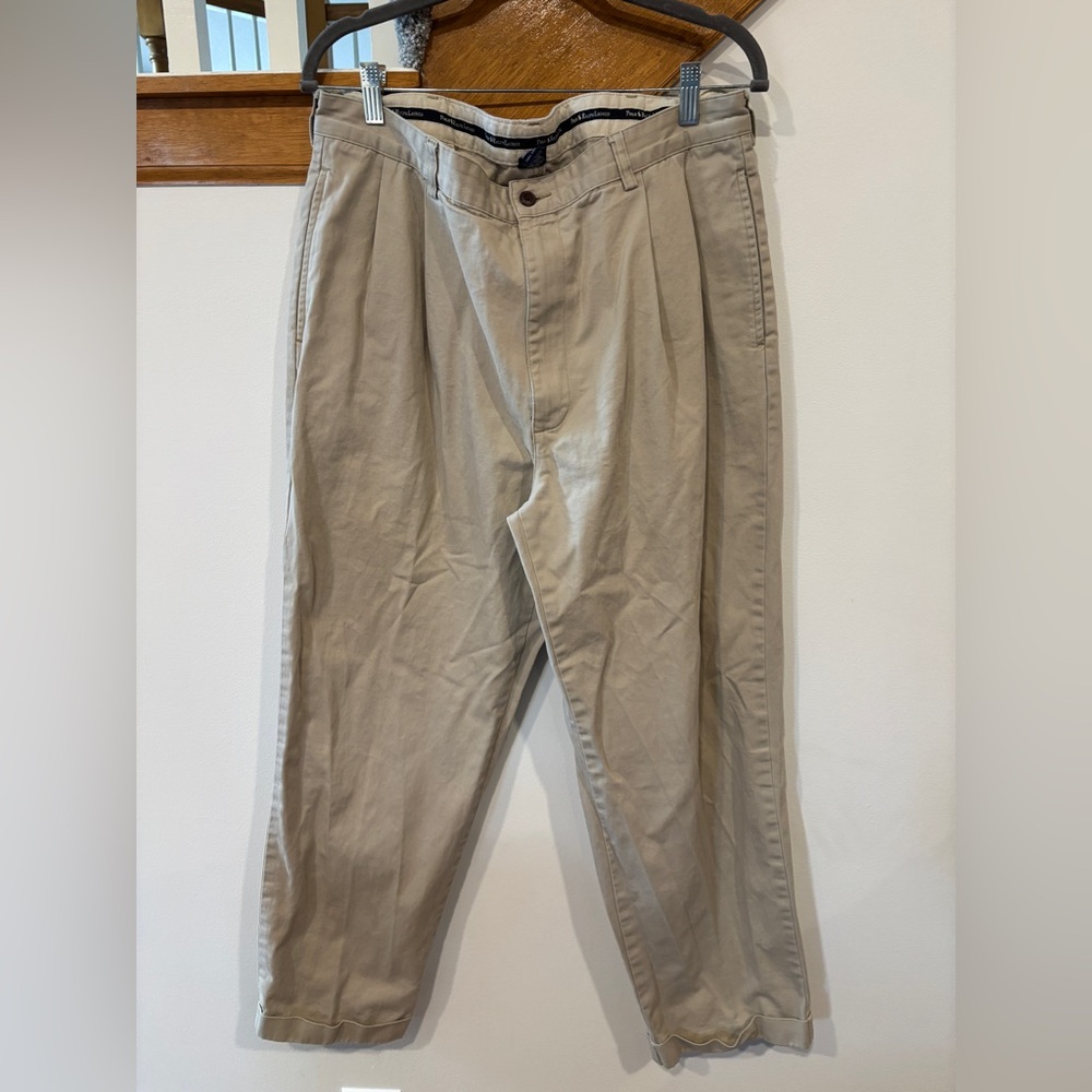 Polo Ralph Lauren Men's Relaxed-Fit Pleated Chino Pants - Tan